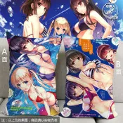 幻之空 內多圖(可來圖客製) 家用枕 長中枕含枕心 路人女主的養成方法加藤惠詩羽英梨梨動漫抱枕靠枕枕頭周邊