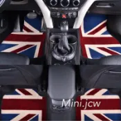 MINI COOPER/ R55/R56/R57/R60//F54/F55/F56/F57/F60/米字旗🇬🇧定製腳踏墊