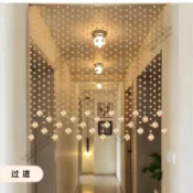 水晶珠簾 風水門簾 廁所擋煞避邪 屏風隔斷玄關 臥室房間隔間掛簾 鞋櫃防窺裝飾美化 客廳過道走廊長簾 五行水晶珠串吊墜
