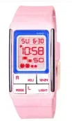 全新庫存 保固七日 CASIO 太空漫步幾何方塊數字錶(LDF-51-4A)-粉紅/23.6mm