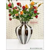 (店+)歐舍傢居 花瓶 聚寶瓶 手繪 陶瓷 古典 造型 花器 仿古 可插真花人造花 酒甕造型 裝飾品 開店 入宅 送禮