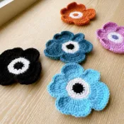 《臺灣現貨粉》純手工北歐風Marimekko 罌粟花北歐花純綿杯墊/飾品墊/生活儀式感 客製 交換禮 文創 吸水杯墊