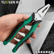 阿嫲的百寶屋 拓森工具批發8寸鋼絲鉗手工鉗子6寸平口鉗電工剪線鉗多功能老虎鉗{鑫弘-工葉電器}可開發票