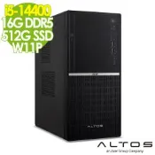 Acer 宏碁 Altos P130F9 商用工作站 (i5-14400/16G/512G SSD/W11P)