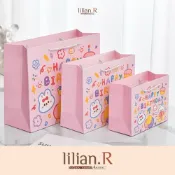 現貨 好樂好樂生日快樂禮品袋【ins風可愛】LR0317▸幼稚園必備禮物袋▸牛皮紙材質▸小禮物提袋▸兒童學生禮物專