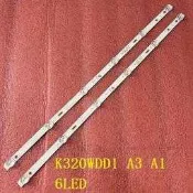 鳳山 全新 AOC 32M3390/96T,CHIMEI TL-32A600 A700 燈條(一套2條6燈方凹透鏡)