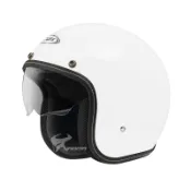 【ZEUS】贈鏡片 安全帽 ZS-388A 白 素色 內鏡 超輕量 內襯可拆 插扣 內置墨鏡 388A｜耀瑪騎士