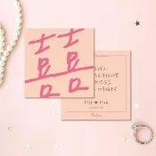 【喜餅謝卡】客製喜餅謝卡 客製謝卡 結婚謝卡 婚紗謝卡 雙面印刷謝卡 獨家設計謝卡  謝卡《一禾森設計MA006-9》