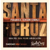 Santa Cruz DADGAD Mid Tension 特殊調弦中張力 民謠吉他弦【他,在旅行】