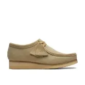 【Clarks】ORIGINALs Wallabee 男款真皮袋鼠鞋(CLM55515R楓木色)
