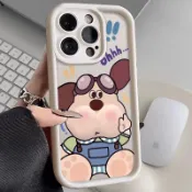 卡通 比耶掌門狗 OPPO A6S A3X A5X A6X AX5 AX7 加厚 卡通 防摔 全包 手機殼