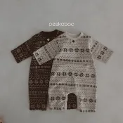 peekaboo 聖誕雪花寶寶連身衣【現貨+預購】寶寶 包屁衣 聖誕節 男童 嬰兒衣服 寶寶衣服 兒童連身衣 韓國童裝