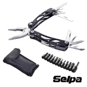 韓國SELPA 精鋼鍛造 蒼狼萬用工具 鉗子 一字起子 開瓶器 錐子 指甲刀 瑞士刀(兩色任選)