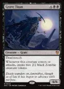 『魔窟』英文普卡 DRC M0042 Grave Titan MTG