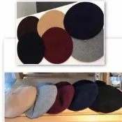 現貨 日本 wool 羊毛 貝蕾 帽子 文青 各種顏色 羊毛貝蕾帽 畫家帽 貝雷帽 毛帽 交換禮物 共6色