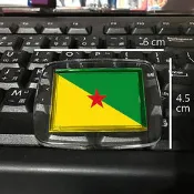 〈世界國旗〉法屬圭亞那  國旗 磁鐵 吸鐵 French Guiana 