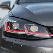 適用於福斯 VW Golf 7大燈總成7.5改裝LED大燈流光轉向日行燈透鏡配件