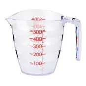 【DOKODEMO】marna 瑪娜 易讀刻度量杯 500mL K728CL 1入