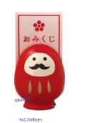 日本Decole concombre加藤真治療癒商品2018年合格祈願好運留言夾達摩   [2018年9月新到貨   ]