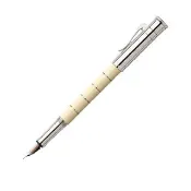 【Graf von Faber-Castell】Anello 經典系列環圈鋼筆-象牙白 M尖 VIP刻字服務(原廠正貨)