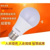 樂亮 亮博士 LED 感應燈泡 紅外線人體＆微波雷達感應 7W 12W E27燈頭 全電壓 感應插座 感應式燈座
