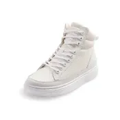 【Dr.Martens】馬汀 LAMAR 厚底綁帶高筒運動球鞋 白色 真皮馬丁短筒靴 休閒鞋 滑板鞋 男 16738100
