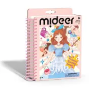 MiDeer 多功能時尚造型手冊－公主晚禮服｜兒童換裝貼紙書×創意穿搭×公主遊戲 6936352515845