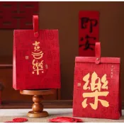 禎巧手 台灣現貨 新年手提紙袋 新年/自立袋 日式開窗自立袋 糖果/餅乾袋 小盒子 牛皮盒 牛皮紙包裝袋喜糖袋牛軋糖袋