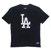 【FANATICS】MLB短袖上衣 洛杉磯道奇隊 大LOGO T恤 (MLBTS520200BLK3黑)
