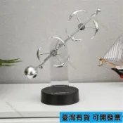 【療癒減壓】金屬銀河系牛頓擺球 旋轉力學撞球 永動機擺件 辦公室桌面小物 家居裝飾 擺飾 toy 物理科學玩具