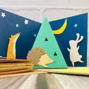 【 DIY 手作】森林動物派對禮物盒/卡片材料包/萬用款