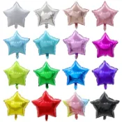 【爆款氣球】工廠批發生日派對裝飾鋁膜氣球 婚慶用品加厚18寸五角星鋁箔氣球