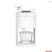 無線刨冰機 手動家用小型雹冰機 DIY碎冰機 手搖破冰製冰機 帶冰模 製作綿綿冰/碎冰機/冰淇淋/奶昔 白色