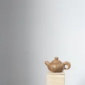 送禮紫砂壺茶壺三足道洪 特高温 350cc 原矿特高温黄金段 老味十