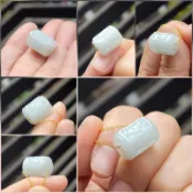 嗨，寶貝銀飾珠寶* 緬甸玉A貨 翡翠飾品☆保證緬甸玉A貨 六字真言 糯冰種 略帶晴底翡翠 吊墜 墜子☆純手工雕刻
