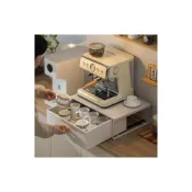 (店+)置物架 收納架 咖啡機置物架水吧臺廚房桌面抽屜式茶包馬克杯餐桌防塵杯子收納架 沂洋商城