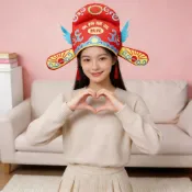 歡樂購物網 中高考狀元頭套帶流蘇狀元帽子學生考試禮物cos氛圍感拍照裝扮帽