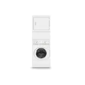 (店+)【Huebsch 優必洗】YTGE5A/YTGE5ASP113FW01 雙層式上烘下洗滾筒式瓦斯型洗/乾衣機