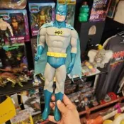 1988年絕版老玩具DC COMICS 灰藍色漫畫版蝙蝠俠15吋大可動公仔