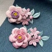 春仔花  纏花 牡丹花 頭花髮簪 鳳冠 珠帽 紙帽 神帽 女神配件 天上聖母 媽祖 王母金母 觀音 菁埔夫人 三奶夫人