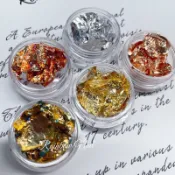 Rainbow Nail💯日系美甲金銀富貴 金箔 雙色金箔