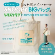 🍓寶貝日雜包🍓日本雜誌附錄 SNOOPY 史努比 大容量帆布包 托特包 單肩包 肩背包 手提包 上課包 購物袋