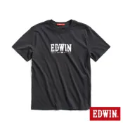 EDWIN 男款 網路獨家 復古EDWIN經典短袖T恤(黑色)