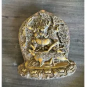 【ཉེཉེཨཉེ藏擦擦】西藏購入刷金閻魔敵老擦擦