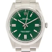 ROLEX 勞力士 124300 Oyster Perpetual蠔式經典綠面x 41mm