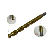 (店+)得偉 4分鑽尾 12.7MM鑽頭 四分鑽頭 1/2 氮化鈦麻花鑽 可白鐵 縮柄3分夾頭可用