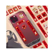 (店+)春節 新年 迷你春聯 2024 虎年 開關貼 家居裝飾 手機殼 貼紙 小對聯 _九款