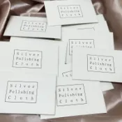 Mizu & Co.現貨 拭銀布 拋光布 銀飾打亮 飾品清潔 拭銀 銀飾 純銀 飾品 飾品擦拭布 飾品清潔 擦銀布 抹銀