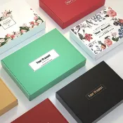 【客製化】【飛機盒】飛機盒 彩色 紙箱子 大號快遞包裝盒 內衣 服裝 包裝 紙盒 批發 訂製