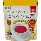 (店+)【森半】【日本直送】 香甜蜂蜜紅茶 200g×3入 國產茶葉＋蜂蜜粉 即溶紅茶粉 冷熱皆可